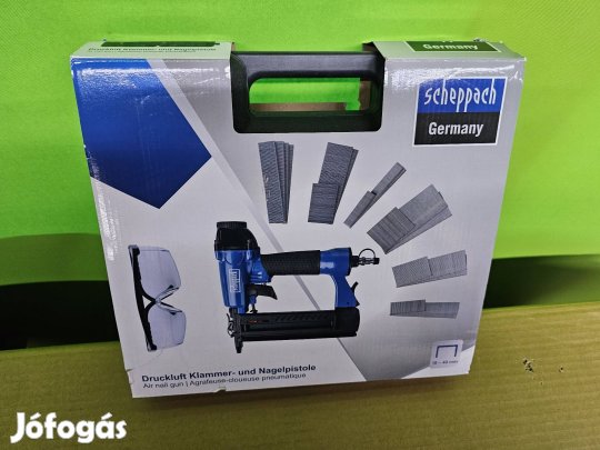 Scheppach pneumatikus levegős szögbelövő kapocsbelövő