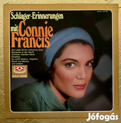 Schlager Erinnerungen mit Connie Francis német bakelit hanglemez LP