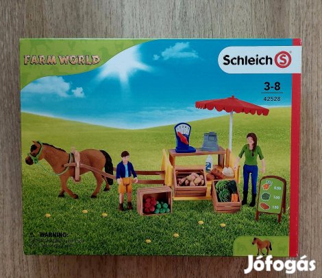 Schleich 42528 Mobil lovas stand Dartmoor pónival új, bontatlan