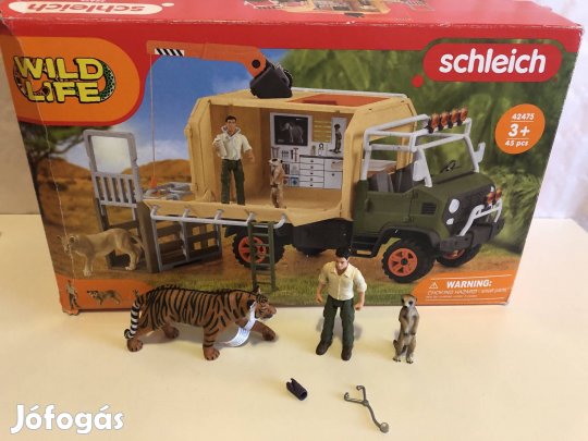 Schleich Állatmentő Teherautó 