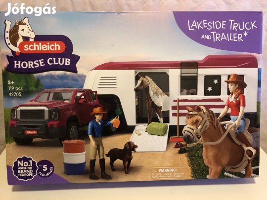 Schleich Lószállító teherautó