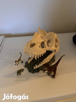 Schleich Nagy Koponya velociraptorral 