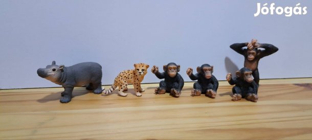 Schleich vadállatok vegyesen. Játék állat figurák.