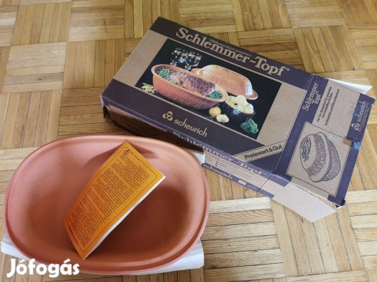 Schlemmer-topf cserép sútőtál