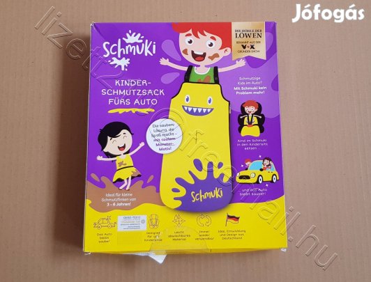 Schmuki Gyermek zsák kosz ellen autó gyerekülésre új bontatlan csomag