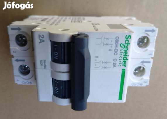 Schneider C60H-DC kismegszakító 2P, C 2A, A9N61522