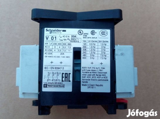 Schneider Electric V01 bontókapcsoló Tesys Vario (20A)
