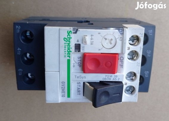 Schneider GV2ME10 motorvédő kapcsoló 4-6.3 Amper