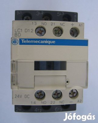 Schneider LC1D12BD mágneskapcsoló, kontaktor, 5,5kW/12A (400V, AC3)
