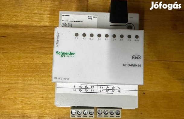 Schneider bináris bemenet 8x, Mtn644592, Knx, Loxone