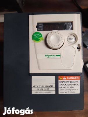 Schneider frekvenciaváltó Altivar 312 Típus:ATV312H075N4, 0,75 kW 3F