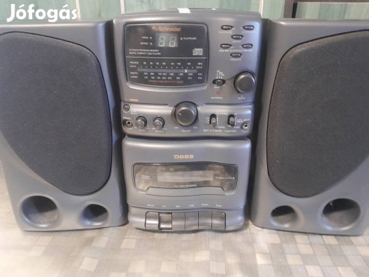 Schneider kazettás, rádiós CD-S mini hifi 