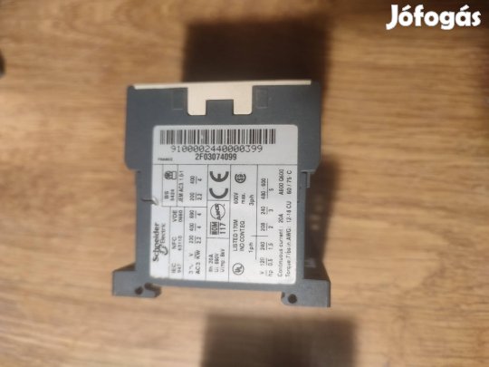 Schneider mágneskapcsoló 24v dc