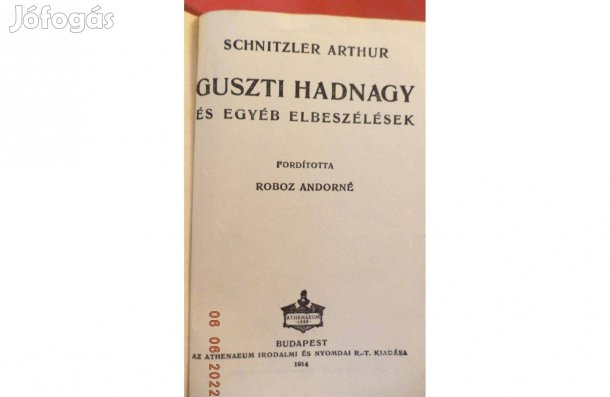 Schnitzler Artur: Guszti hadnagy