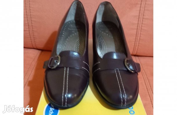 Scholl női cipő, 39-es, sötét szinű