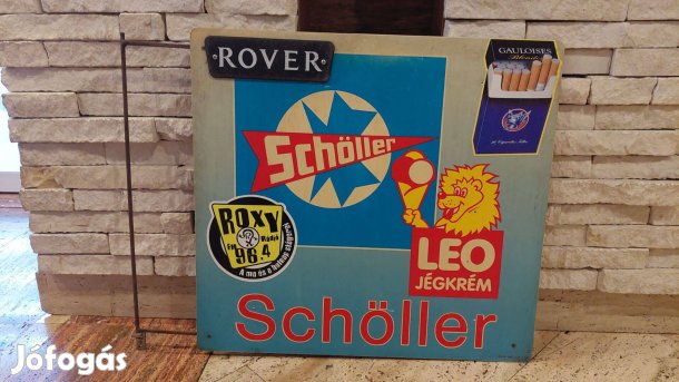 Schöller Leo jégrém reklámtábla