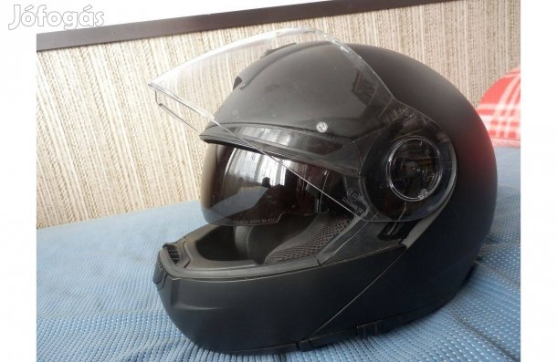 Schuberth C3 mattfekete bukósisak XL 61 cm szép plexi és bélés