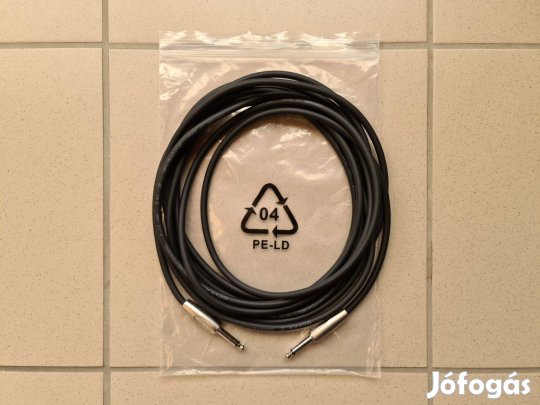 Schulz 6,5 mm mono jack 6 m jelkábel hangfalkábel gitárkábel mikrofon