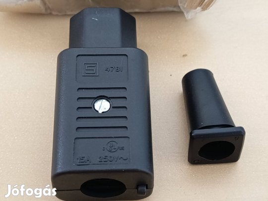 Schurter IEC dugó C15 modell Audio hálózati Power kábel építéséhez