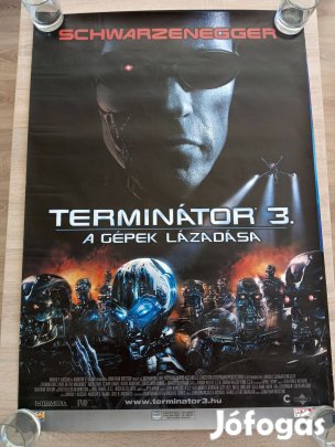 Schwarzenegger eredeti moziplakát Terminator 3 KN