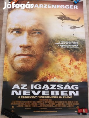 Schwarzenegger moziplakát Az igazság nevében KN