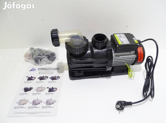 Schwimmbadpumpe medence vízforgató szivattyú 10 m3 / óra 370 Watt