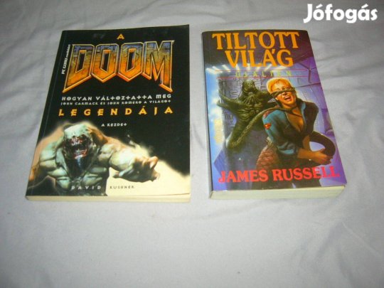Sci-Fi / Fantasy könyvek - Doom, Alien 2 db