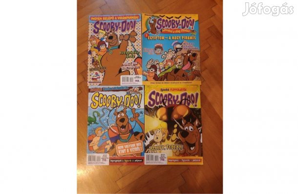 Scooby-Doo magazinok (4 db)