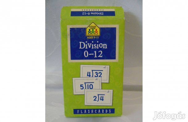 Scool Zone Division 0-12 Flach cards