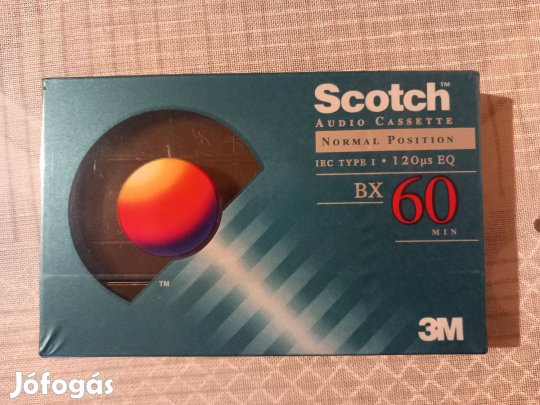 Scotch BX 60 (1993) új, lezárt magnókazetta
