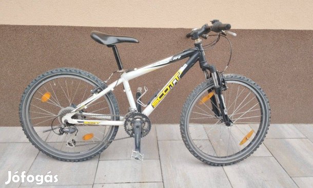 Scott 24"-os ejtettvázas, teleszkópos, MTB kerékpár