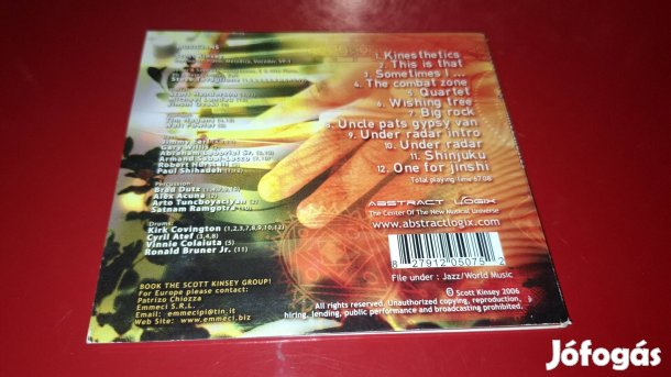 Scott Kinsley Kinesthetics Cd Jazz