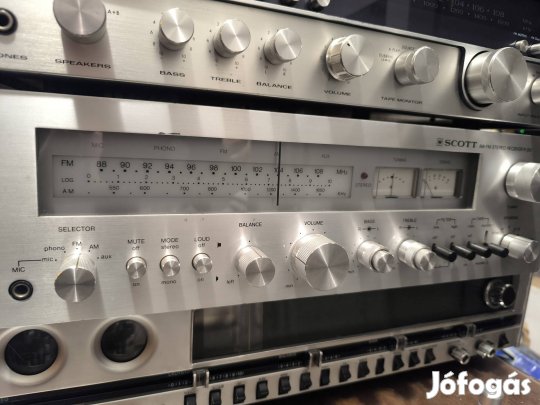 Scott R 357 receiver erősítő (82w, 4ohm)