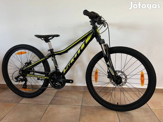 Scott Scale 24 disc fekete sárga fiú gyerek monti kerékpár mtb