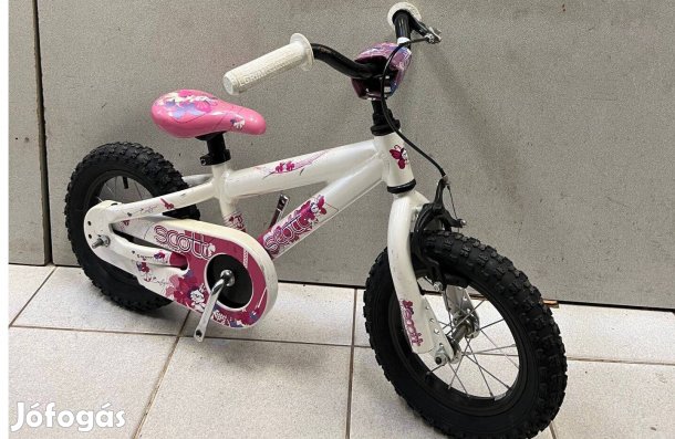 Scott rózsaszín 12 kislány gyerek kerékpár
