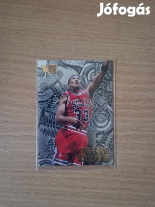 Scottie Pippen Fleer Metal 1995-96 Nuts&Bolts #216 kosaras kártya
