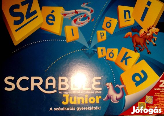 Scrabble junior társasjáték eladó! Vadonat új! "Zsír" új! Vadi új!