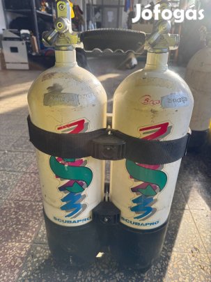 Scubapro dupla palack friss vizsgával eladó