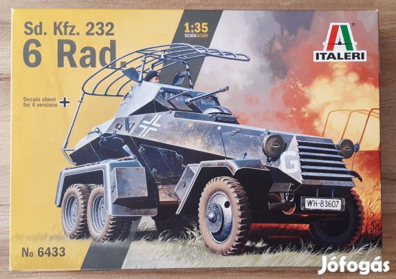 Sd. Kfz. 232 6 Rad 1:35-ös italeri makett eladó!