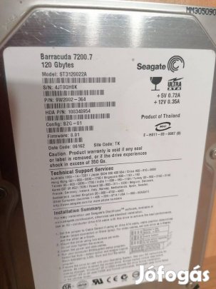Seagate Barracuda 7200.7 120GB 7.2K 8MB Ata 3.5'' ST3120026A