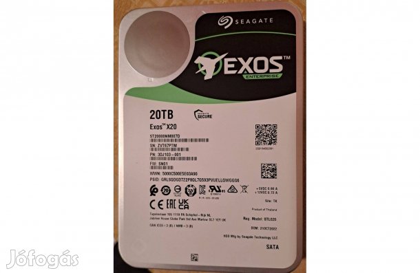 Seagate Exos X20 20TB SATA3 (ST20000NM007D) HDD
