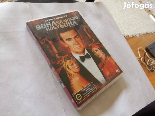 Sean Connery - Soha ne mondd, hogy soha - nagyon ritka eredeti DVD