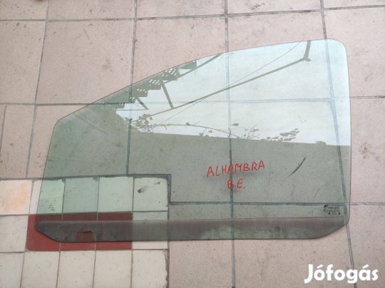 Seat Alhambra VW Sharan 2000-2006 bal első ablak üveg