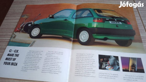 Seat Ibiza (1995) prospektus, katalógus