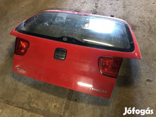 Seat Ibiza csomagtér ajtó üveg piros 