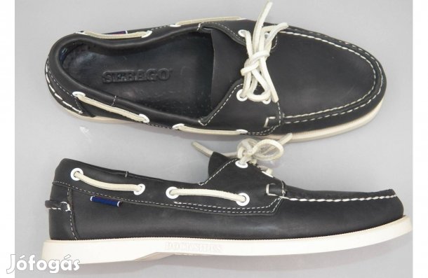 Sebago bőr vitorlás cipő, 41,5 / 42 -es