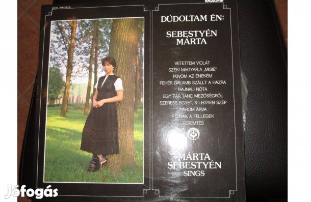 Sebestyén Márta bakelit hanglemez eladó
