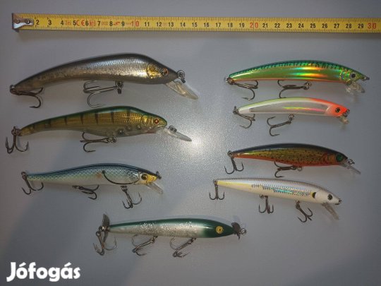 Sebile, Yozuri, Producers stb vegyes Minnow wobblerek eladóak
