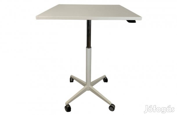 Sedus 80 x 80 cm fehér pneumatikus állóasztal