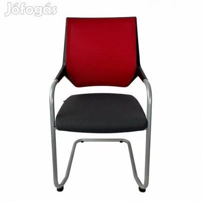 Sedus Quarterback QB-233 irodai tárgyalószék, szék, piros színű